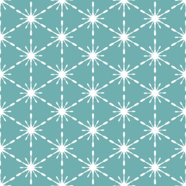 Elle çizilmiş kar taneleri ile kusursuz kış arkaplanı. Noel dekoru