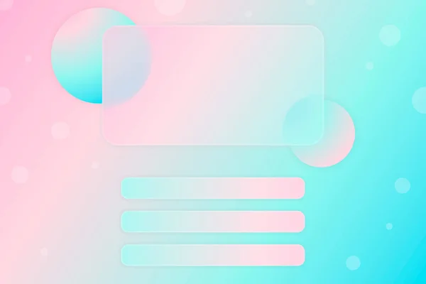 Quiz game questions and choice test menu glassmorphism horizontal template. Vector layout of the TV show competition of intellectual tasks, a screen with options for questions and answers in frames.
