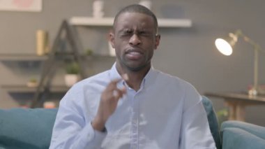 Hasta Afrikalı Diş Ağrısı Olan Adamın Portresi