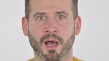 Şok İfadesi Olan Orta Yaşlı Adamın Yüzüne Kapat