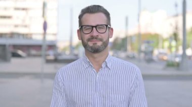 Adult Man Showing Middle Finger Outdoor