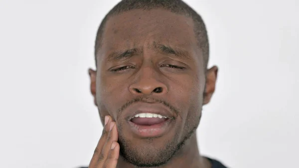 Обличчя Африканця Зубним Болем — стокове фото