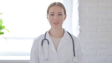 Female Doctor Talking on Online Video Conference