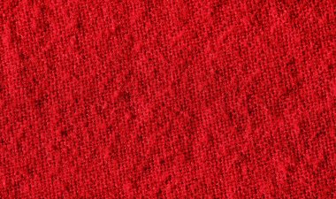 Tasarım işi için kırmızı ve kabarık örülmüş arka plan desenli yüzey