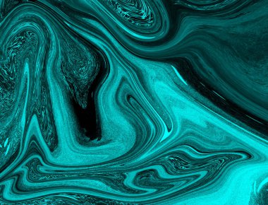 Canlı mavi su temalı soyut arkaplan duvar kağıdını sıvılaştır