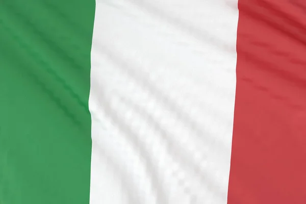 Bandera Nacional Italia Cerca Representación Ilustración —  Fotos de Stock