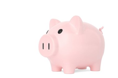 Pembe kumbara beyaz arka plan üzerinde izole. 3D çizim.