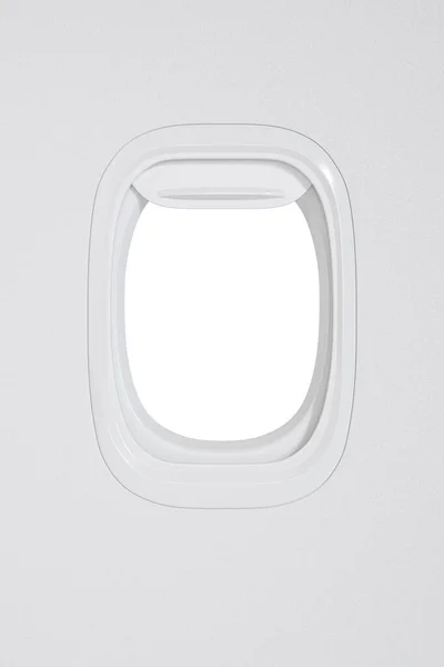 Ventanas Aviones Con Cortinas Diferentes Posiciones Espacio Blanco Interior Ilustración —  Fotos de Stock