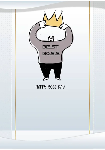 Happy boss day to multitasking woman greetings cards digital background unique template blank ready to edit boss lady