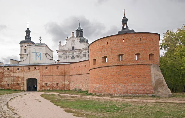 Berdychiv Kostel Vieux Fortres Été — Photo