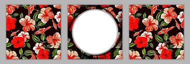 Duvar boyama dekorasyonları. Çiçek Resimleri