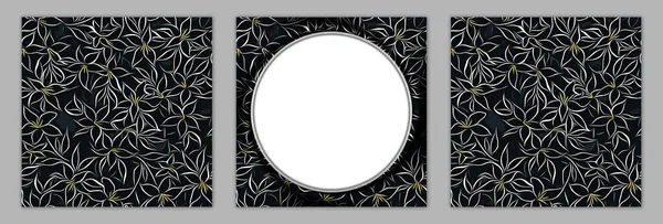 Canvas Painting Wall Decorations Floral Illustrations — Stock Photo, Image