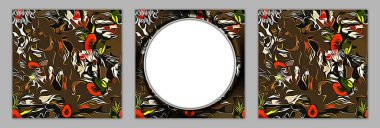 Duvar boyama dekorasyonları. Çiçek Resimleri