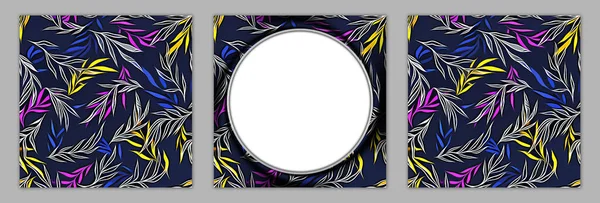 Canvas Painting Wall Decorations Bloemen Illustraties — Stockfoto