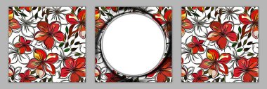 Duvar boyama dekorasyonları. Çiçek Resimleri