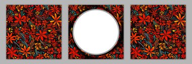 Duvar boyama dekorasyonları. Çiçek Resimleri