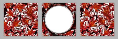 Duvar boyama dekorasyonları. Çiçek Resimleri