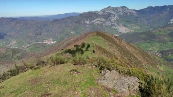 Grote Bergen Cantabrië Spanje Hoge Kwaliteit Beeldmateriaal — Stockvideo