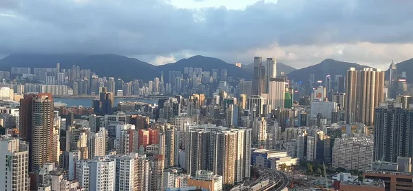 Hong Kong Skyline Victoria Peak — Stock Photo, Image
