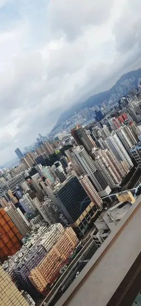 Hong Kong Skyline Victoria Peak — Fotografia de Stock