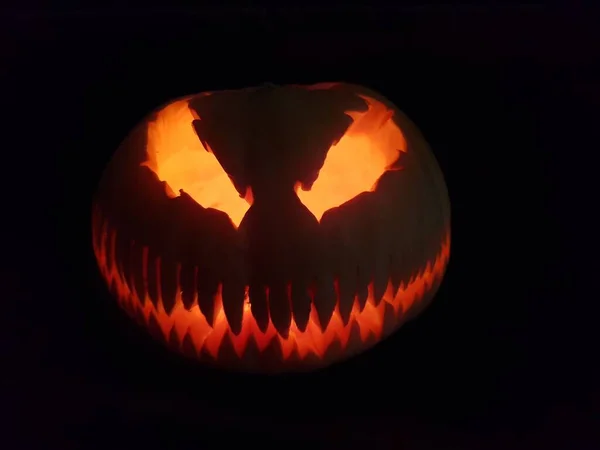 Calabaza Veneno Halloween Oscuridad — Foto de Stock
