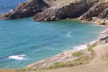 Sahilden güzel deniz manzarası