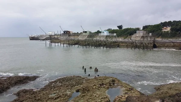 Fischerhütte Meer — Stockfoto