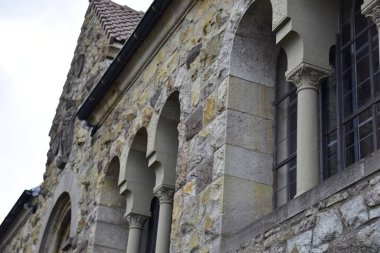 Wachenburg 'un yemek odasının dış cephesi