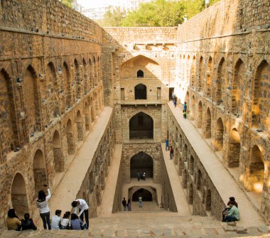 Yeni Delhi, Yeni Delhi, Hindistan - Yeni Delhi 'de Adrasen Ki Baoli.