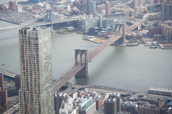 Manhattan Adasının Havadan Görünümü — Stok fotoğraf