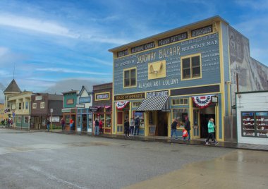 Skagway, AK, ABD - Alaska 'da Skagway' i Tanımak.