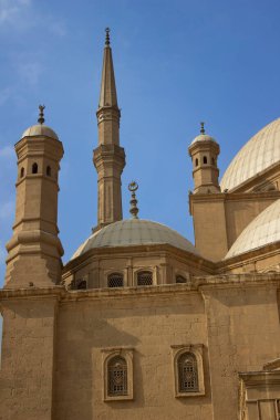 Muhammed Ali 'nin Kahire' deki camiinin minaresi, Mısır.