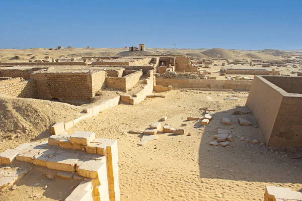 Vista Del Complejo Funerario Del Rey Djoser Saqqara Egipto Fotos de stock