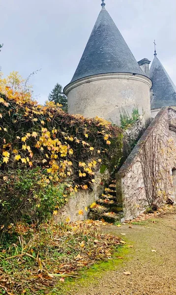 Elmentem Meglátogatni Egy Pincészetet Nitrayben Franciaországban Ezek Voltak Gyönyörű Épület — Stock Fotó