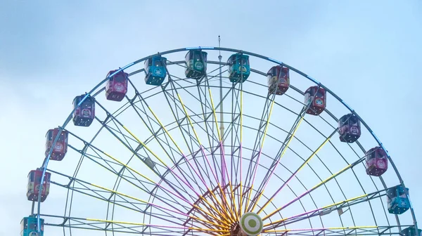 Närbild Färgglad Ferris Weel — Stockfoto