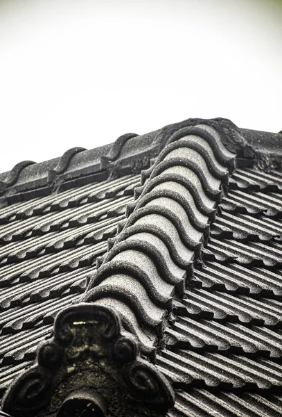 Detail Wattové Střechy — Stock fotografie