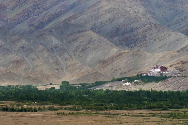 Monastère Bouddhiste Masho Dans Les Montagnes Ladakh Himalaya Inde Nord — Photo