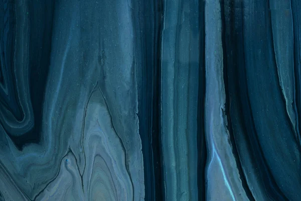 Αφηρημένη Ρευστή Τέχνη Φόντο Ναυτικό Μπλε Χρώματα Υγρό Μάρμαρο Ακρυλική — Φωτογραφία Αρχείου