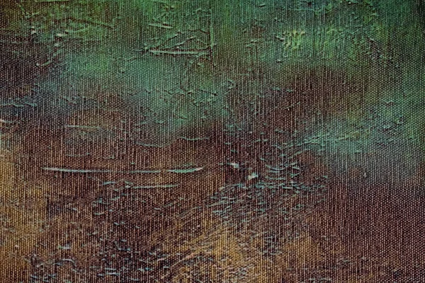 Arte Abstrata Fundo Marrom Verde Cores Aquarela Pintura Sobre Tela — Fotografia de Stock