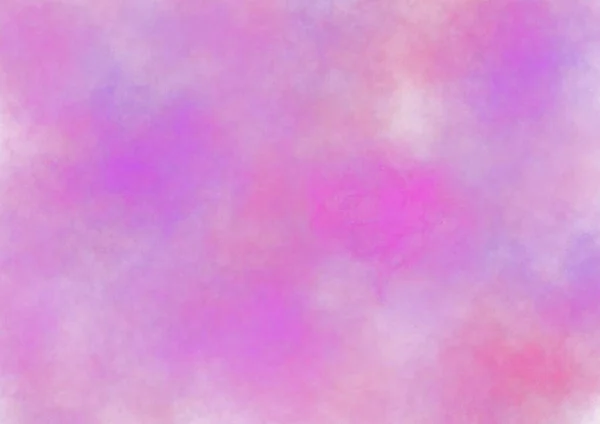 抽象アートの背景光紫と白の色 柔らかいライラックグラデーションのキャンバス上の水彩画 パターンと紙の上のアートワークの断片 テクスチャの背景 — ストック写真