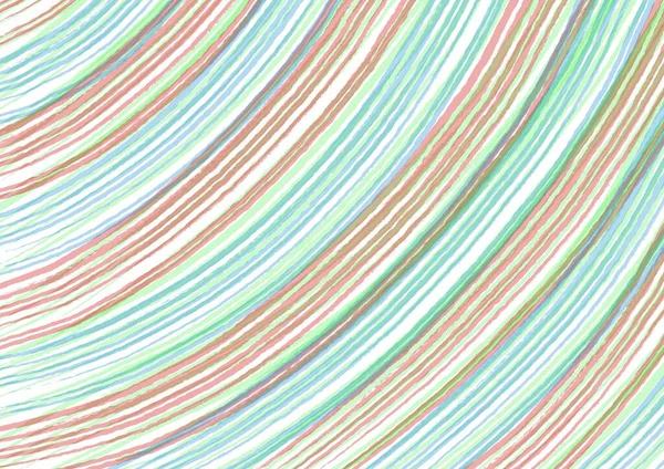 波状の赤 緑の線で抽象芸術の背景 曲線流体縞の華麗さと背景 波のパターン 未来的な要素を持つモダンなグラフィックデザイン — ストック写真