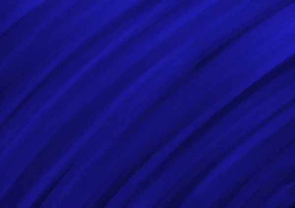 要旨軟らかいグラデーションのアート背景ネイビーブルー 筆でキャンバス上のサファイア水彩画 テクスチャの背景マクロ 紙に描かれたアクリル絵具 — ストック写真