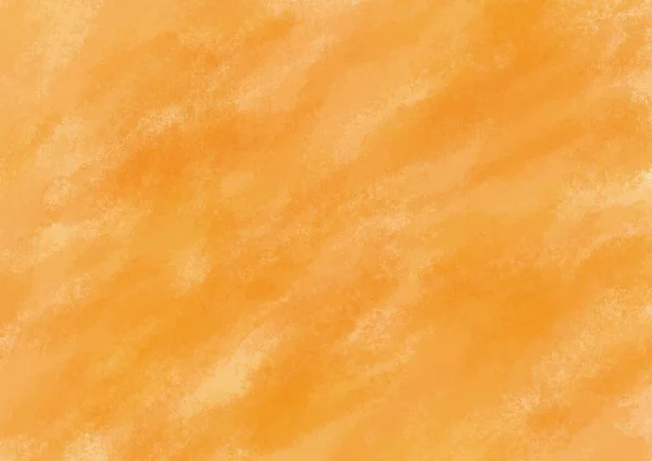 抽象芸術背景濃い黄色の色 オレンジ色の質感のグラデーションを持つキャンバス上の水彩画 紙にオーカー模様のアートワークの断片 構造背景マクロ — ストック写真