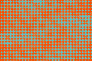 Renkli Nokta deseni. Arkaplan için Gradyan Turuncu Mavi.