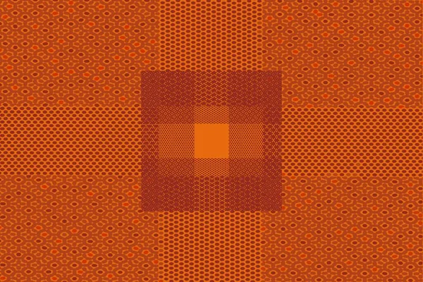 Orange Tessile Pattern Materiale Decorativo Stile Retrò Carta Parati — Foto Stock