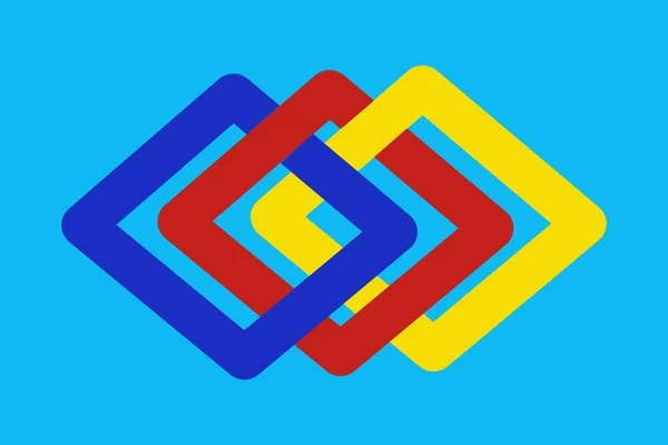 Logo Concept. Modern Element Square Icon For Illustration.