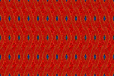 Kırmızı örgü tekstil deseni. Dekorasyon Geleneksel Doku.