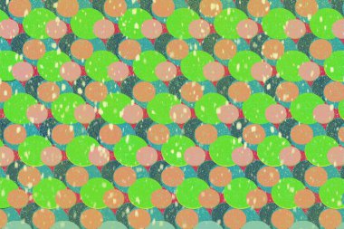 Renkli Çember Deseni. Duvar Kağıdı İllüstrasyonu için Kutlama Geçmişi.