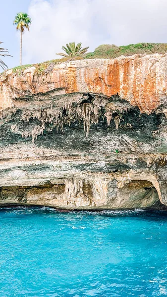 Όμορφη Ακτή Της Θάλασσας Στο Algarve Της Πορτογαλίας Στο Νησί — Φωτογραφία Αρχείου