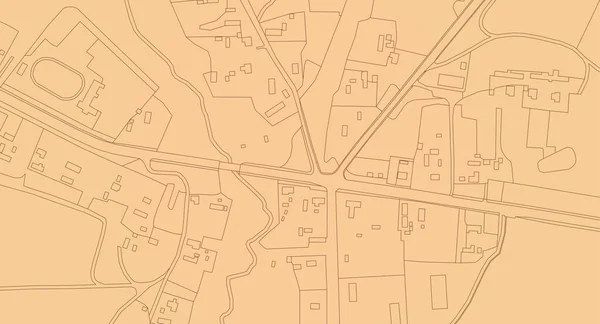 Винтажная Карта Фон Вид Сверху Город Векторная Миграция — стоковый вектор